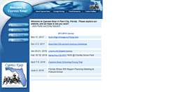 Desktop Screenshot of cypresskeep.com